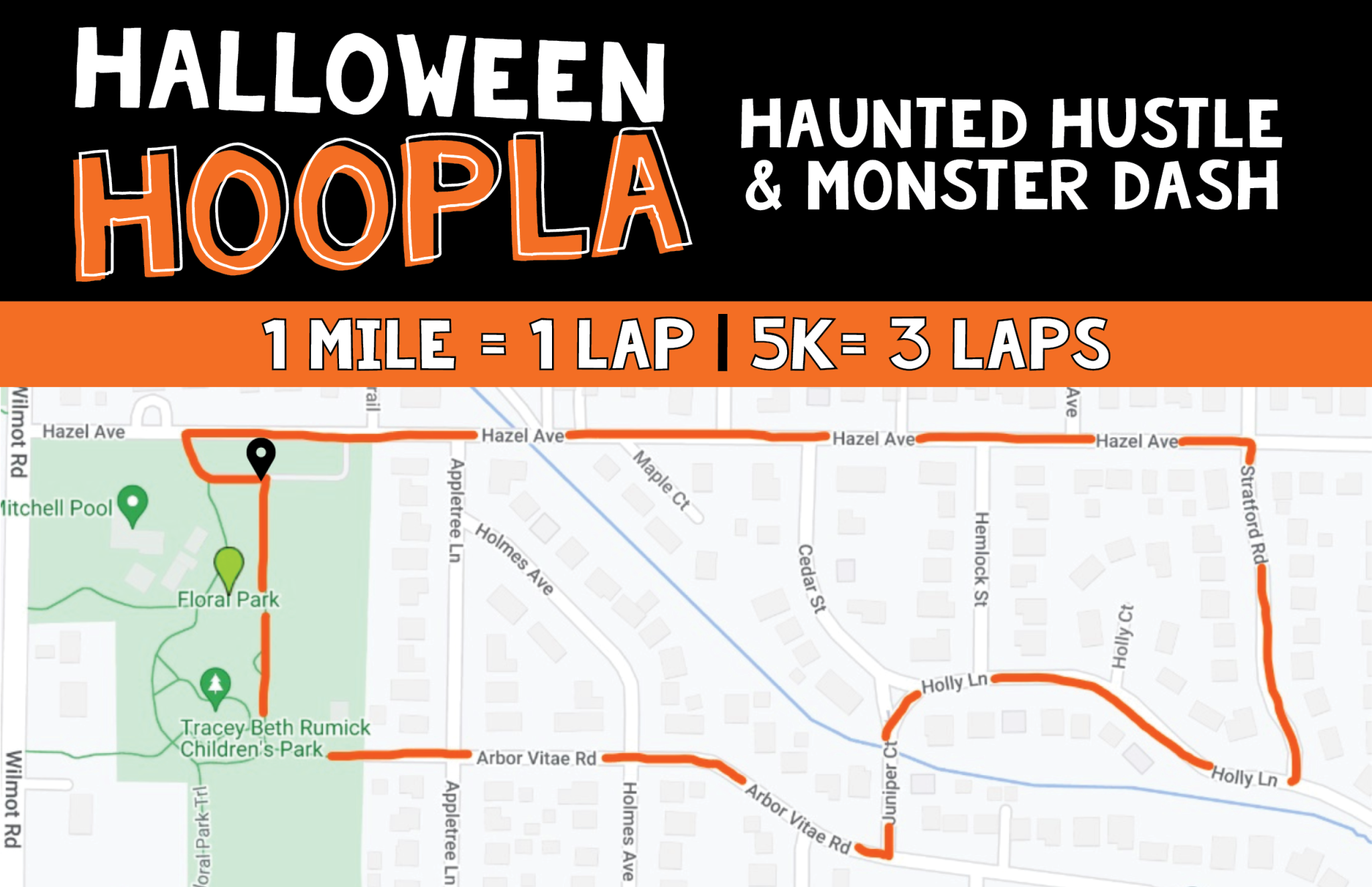 Halloween Hoopla Haunted Hustle & Monster Dash Deerfield Park District