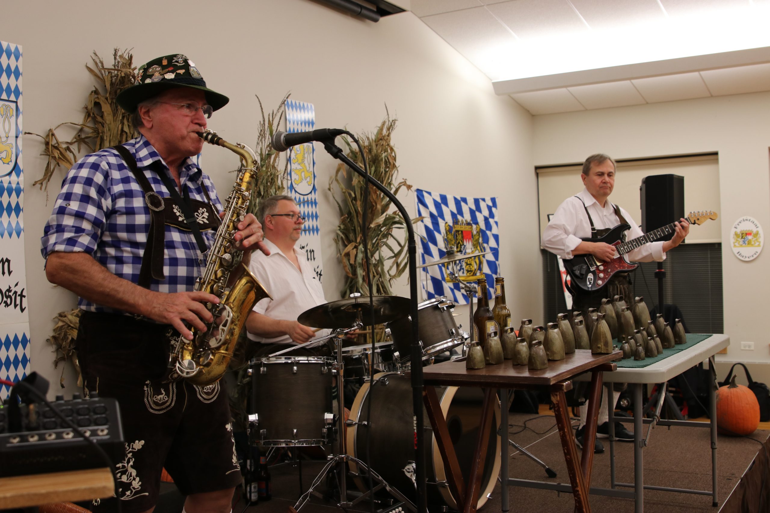 Band playing at Oktoberfest